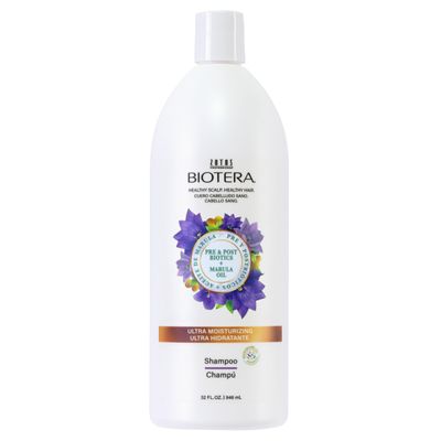 Biotera Ultra Moisturizing Shampoo | Hydrates Dry, Damaged, Coarse Hair | Microbiome Friendly | Vegan & Animal Test Free | Paraben & Sulfate Free | Color-Safe | 32 Fl Oz