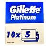 50 Gillette Platinum Double Edge Razor Blades view 2