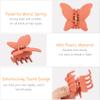 12 Pcs Cute Butterfly Claw Hair Clips 2.6 Inch Non Slip Matte Jaw 12 Colors Strong Hold Butterfly Hair Clamps for Women Girls Thick Thin Hair view 4