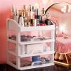 YQBUER Cosmetic Storage Box Jewelry Container Make Up Case Makeup Brush Holder Organizers Drawers Cosmetic Storage Box Rack (Color : 1 Layer) view 4