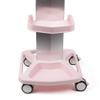 Beauty Equipment Cart Beauty Rolling Trolley Cart Equipment Mobile Salon Spa Service Instrument Multi-Purpose Aluminum Alloy Barbershop Trolley Cart with Wheels and Tray(Pink) view 4