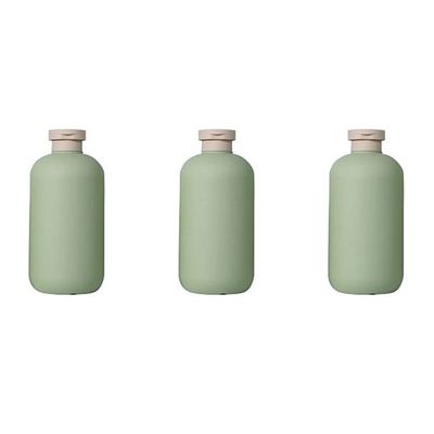 Lurrose Travel Bottles for Toiletries: 3pcs Shampoo and Conditioner Dispenser - 300Ml Squeeze Bottles for Liquids - Travel Size Toiletries Containers