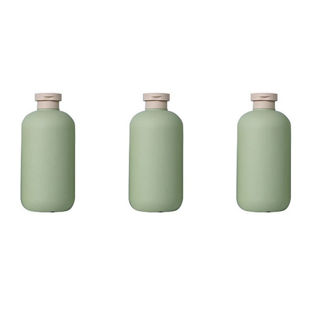 Lurrose Travel Bottles for Toiletries: 3pcs Shampoo and Conditioner Dispenser - 300Ml Squeeze Bottles for Liquids - Travel Size Toiletries Containers