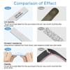 50 Pcs Nail File 100/180 Grit, Heavy Duty Nail Files for Acrylic/Natural Nails, Emery Boards for Nails, Strong Finger Nail Filler, Coarse Nail File for Home and Salon Use view 4