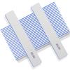 Nail Files 50pcs-Nail File 80/80 Grit for Acrylic Nails, Rough Nail Files Emery Boards for Artificial Nails, Fake Nails, Professional Double Sided Jumbo Zebra Nail File view 1