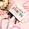LEIFIDE 24 Pieces Christmas Nurse Gifts Makeup Bags Nurse Appreciation Gift for Women, Canvas Cosmetic Bag Practitioner(Cute Style) view 3
