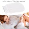 Skin Exfoliator Gloves, Body Exfoliating Glove Fiber, White Bath Exfoliating Gloves for Removes Dead Skin for Bath Skincare Kit Home White view 4