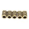 24pcs Viking Beard Beads Bronze Zinc Alloy Material Hair Decoration DIY Beard Beads Hair Accessories view 2