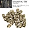 24pcs Viking Beard Beads Bronze Zinc Alloy Material Hair Decoration DIY Beard Beads Hair Accessories view 3
