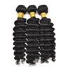 10A Grade Brazilian Remy Virgin Hair Bundles for Black Women 97g Per Bundle Double Weft Unprocessed Human Hair Bundles Natural Color for African American Woman Straight Wave Body Wave Loose Wave Deep Wave Curly Hair Can Be Choose (24", deep wave) view 2