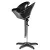Futchoy Portable Hairdressing Salon Basin Hair Washing Sink 94-122cm Height Adjustable Salon Hair Wash Tub Sink Shampoo Basin with Drain Black view 2