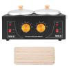 Upgraded Double Non-Stick Wax Warmer, Professional Electric Paraffin Heater with Adjustable Temperature for Facial, Skin Spa Equipment (Black) view 1