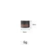 10 Pack 5g/5ml Amber Glass Empty Sample Bottle Cosmetic Jars with Inner Liners, Black Lids Lotion Bottle Refillable Container for Cosmetic, Cream, Lotion and Beauty Products view 3