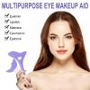 SUMEITANG All In One Eye Makeup Stencils Aid Tool Set, Reusable Mascara Shield Applicator Guard Pads + Eyeshadow and Eyeliner Stencils Pad Kit Eye Applicator Guide Tool for Makeup, Easy to Use view 2