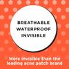 No Bad Stuff - Healing Acne Patches with Hydrocolloid, Waterproof, Invisible Pimple Patches, Wear Under Makeup & Sunscreen, Acne Skin Care for Women & Men, Spot Patches for Pimples, 72 CT view 2