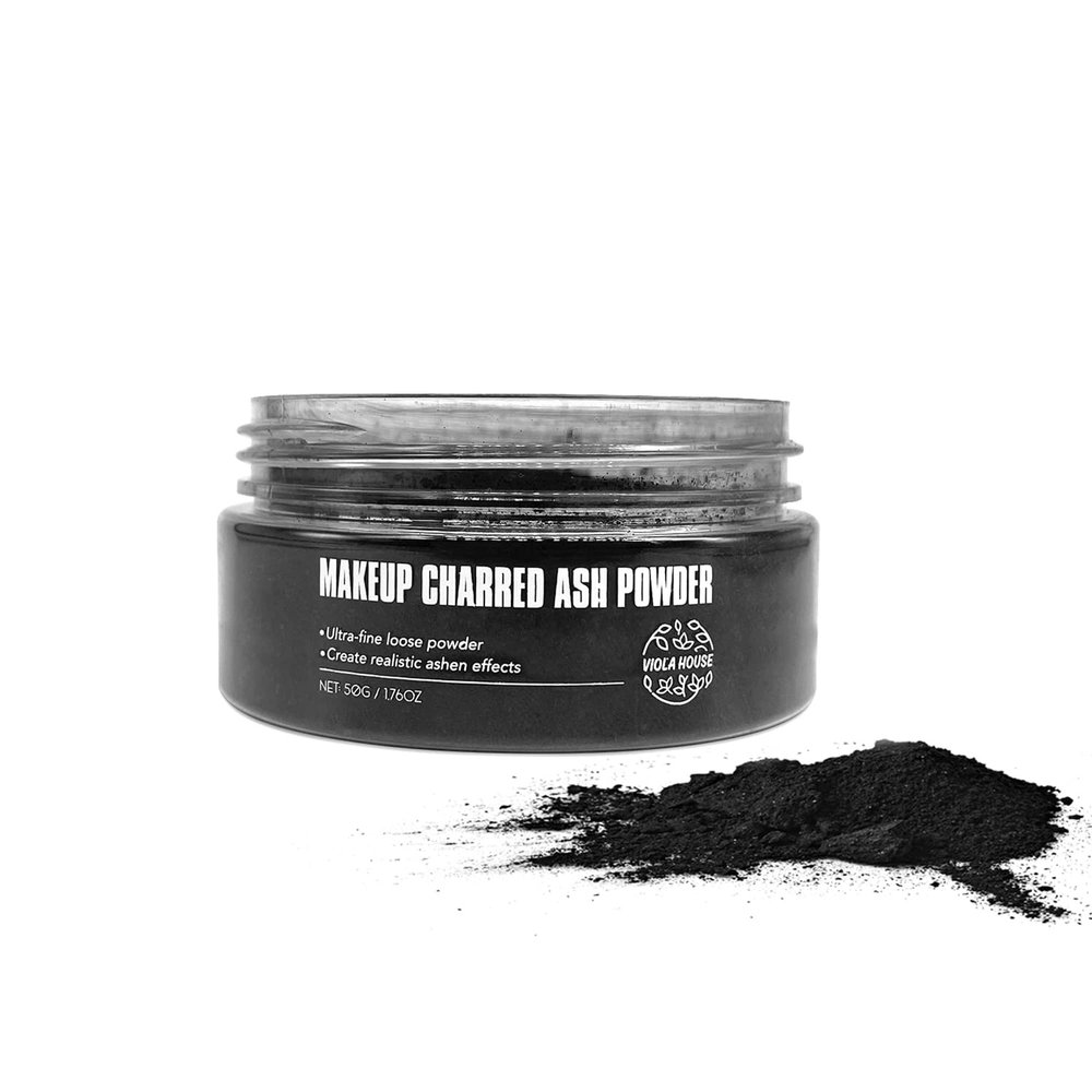 VIOLA HOUSE Special Makeup Effects Powder SFX Makeup, Christmas Makeup(1.76 oz) (Charred Ash)