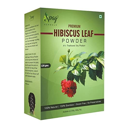 ROSEVILLA SSpag Herbals Dried HIBISCUS Leaf Powder foratural, Moisturizing, Skin Tightening, Anti-Ageing Hibiscus Powder for Face Pack, Hair, skin care powder 120 gms