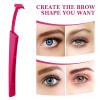 Beavorty 6Pcs Eyebrow Razor Stainless Steel Eyebrow Razors Brow Touch Up Razors Facial Hair Remover with Stainless Steel Blades Armpit Hair Razors for Multipurpose Facial Body Hair Removal view 4