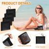 Jexine 30 Pieces Mini Zipper Mesh Bags Nylon Small Zipper Pouch Mini Pouch Portable Beauty Purse Mesh Coin Purse for Travel Home Keychain Holder Makeup Cosmetic Storage(4 x 3 Inches,Black) view 3