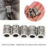 5pcs Beard Beads Vintage Alloy Beard Beads for Beards Dirty Braids Bracelets Necklaces DIY Beard Bead Hair Accessories view 3