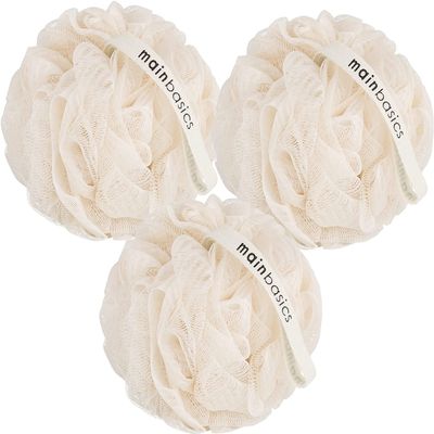 Bath Shower Loofah Sponge Pouf Body Scrubber Exfoliator