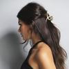 The Hair Edit French Twist Claw Clip  Chic Hair Clip for Women, Elegant Gold Metal Hair Clip, Ideal Gift For Women, Chic Up Dos and Half Up Styles, Elegant Hair Accessory for Styling & Everyday Wear view 2