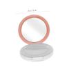 KALLORY Loose Face Compact Case Empty Container, Portable Loose Case Ultra Thin Cosmetic with Mirror for Makeup (2Pcs) Cosmetics Box view 2