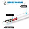 Jantoy 5ft White Micro USB Charging Power Cable Cord for SweetLF 3D Electric Shaver Rotary Shaver view 3