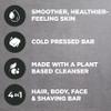 DOVE MEN + CARE Cleansing Bar Soap Charcoal + Clove Oil 4 Count to Rebuild Skin in the Shower, a 4in1 Hair, Body, Face & Shaving Bar with Plant-Based Cleanser and Natural Oils 5 oz view 2
