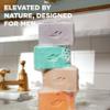 DOVE MEN + CARE Cleansing Bar Soap Charcoal + Clove Oil 4 Count to Rebuild Skin in the Shower, a 4in1 Hair, Body, Face & Shaving Bar with Plant-Based Cleanser and Natural Oils 5 oz view 3