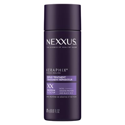 Nexxus Keraphix Damage Repair Pre-Wash Treatment Cream for Damaged Hair With Keratin Protein & Black Rice 6 oz