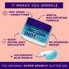 Unicorn Snot Face & Body Glitter Gel - Cosmetic-Grade Holographic Glitter - Stocking Stuffers for Women, Gifts for Teen Girls - Safe for Face, Easy Application & Removal - Blue Glitter, 1.7oz (Sky) view 2