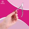 Mundial 735-PR Half Jaw Cuticle Trimmer, Stainless Steel Nipper for Cuticles, Rust Resistant, Super Sharp & Precise, Ergonomic Anti-slip handles view 4