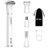 Electric Razors for Women, 4 in 1 Cordless Portable Rechargeable Womens Electric Shaver for Legs Face Eyebrow Nose Pubic Hair Bikini Trimmer, Painless Body Hair Remover by Gurelax