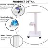 Beauty Equipment Cart Beauty Rolling Trolley ABS Mobile Instrument Multi-Purpose Holder Stand for Salon Spa Machines with Universal Wheels and Tray (Max Load 50kg,2 Tier) view 3