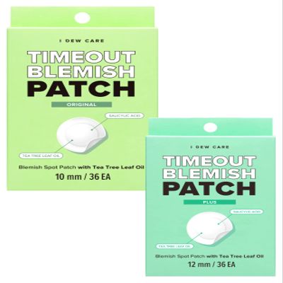 I DEW CARE Hydrocolloid Acne Pimple Patch - Timeout Blemish Original + Timeout Blemish Plus Bundle