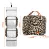 Bosidu Hanging Travel Toiletry Bag, Large Capacity Cosmetic Travel Toiletry Organizer for Women with 4 Compartments & 1 Sturdy Hook, Perfect for Daily Use/Valentines' Day view 4