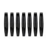 Empty Mascara Tubes 7pcs 15ml Set, Glossy Black, Thin Soft Brush Heads, Sealed DIY Kit with Rubber Stoppers view 1