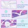 ELLEWIN Microfiber Hair Towel Wrap for Kids Girls 2 Pack Hair Turban Drying for Women Set Absorbent Quick Dry Twisty Anti Frizz Towel for Curly Long Thick Hair (Mermaid) view 2