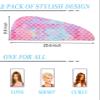 ELLEWIN Microfiber Hair Towel Wrap for Kids Girls 2 Pack Hair Turban Drying for Women Set Absorbent Quick Dry Twisty Anti Frizz Towel for Curly Long Thick Hair (Mermaid) view 3