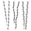 PADOUN Barbed Wire Tattoos, 6-Sheet Large Barbed Wire Totem Temporary Tattoos, Armbands Fake Tattoos for Men Women Realistic Waterproof view 1