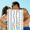 PADOUN Barbed Wire Tattoos, 6-Sheet Large Barbed Wire Totem Temporary Tattoos, Armbands Fake Tattoos for Men Women Realistic Waterproof view 4