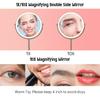 8" Lighted Vanity Mirror with Lights, 1X/10X Magnifying Makeup Mirror, Double Sided 360 Swivel USB Rechargeable, 3 Color Lights, Gifts for Women Mom Teen Girls view 3