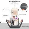 COOSKY Hanging Toiletry Bag for Women & Men, Cruise Ship Travel Essentials, Holds Full Size Shampoo, with Dry and Wet Separation Cosmetic Bag, Makeup Organizer Bag, Bathroom Water-resistant Bag, Grey view 2