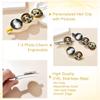 Custom4U Personalized Hair Clips for Women Name Hair Clips/1-10 Pictures Hair Clips Customized Hairpin Barrettes Custom Gifts for Her (Gifts Box) view 4