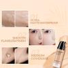 SACE LADY 2Pcs Face Make Up Set, Flawless Matte Foundation and Oil Control Pressed Powder, Lasting Coverage Waterproof Natural Cosmetics Kit view 4