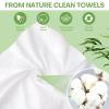 Fancyou Compressed Towel Tablets 100 Count, Thickened Disposable Face Towel Biodegradable Cotton Cloths, Portable Mini Compressed Washcloths Coin Tissue for Travel, Gym, Home, Outdoor Activities view 2
