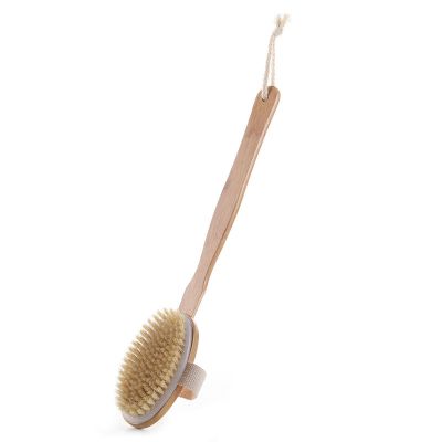 Ksrnsne Bath Brush Wooden Long Handle Bristle Bath Brush Bath Artifact Bath rub Back Brush Massage Brush