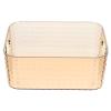 Beavorty Desktop Storage Box for Cosmetics and Sundries Transparent Organizer for Office and Bathroom Compact and Easy to Clean for Makeup Stationery and view 1