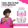 Xena Nutrition Hair Skin & Nails Pills Fight Brittle Nails and Cracked Skin 60 Capsules view 4